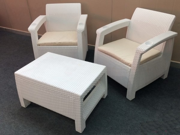Комплект Yalta Balcony Set белый купить в Новой Ладоге