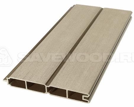 Заборный профиль из ДПК Savewood SW Agger матовый тик купить в Новой Ладоге