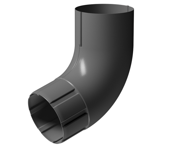 Колено 72° D90 Döcke STAL PREMIUM Графит, (RAL 7024) купить в Новой Ладоге