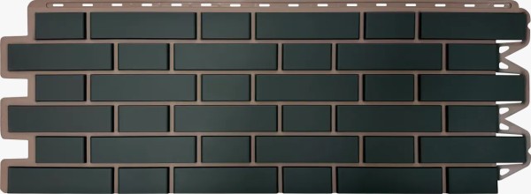 Фасадная панель Альта-Профиль, Кирпич Клинкерный, Графит купить в Новой Ладоге