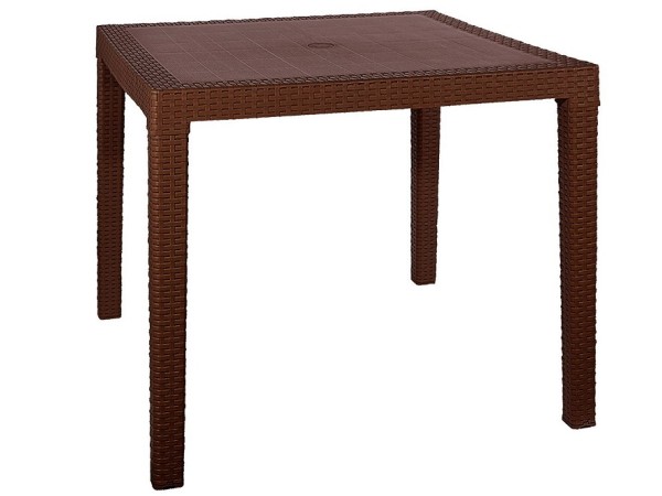Стол квадратный FIJI Quatro Table Коричневый купить в Новой Ладоге