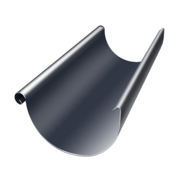 Водосток Grand Line 125x90 – Желоб 3м RAL 7024 купить в Новой Ладоге