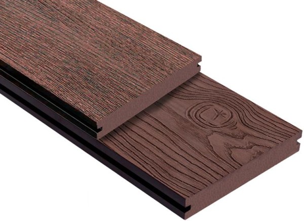 Террасная доска ДПК Outdoor 3D полнотелая STORM/OCEAN BROWN коричневая микс купить в Новой Ладоге