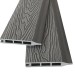 Заборная панель шип-паз EasyDecking Wood-Х 146х20 Серый купить в Новой Ладоге
