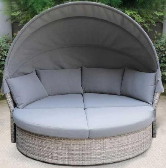 Диван-Трансформер AFINA плетеный из иск. ротанга AFM-325G Grey купить в Новой Ладоге
