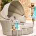 Диван-Трансформер AFINA плетеный из иск. ротанга AFM-325 Beige купить в Новой Ладоге