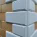 Угол Наружный к Фасадным Термопанелям Доломит Дагестанский Камень 400 мм Белый купить в Новой Ладоге