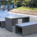 Диван-Трансформер AFINA плетеный из иск. ротанга S330G-W78 Grey купить в Новой Ладоге
