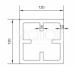 Столб SEQUOIA Evolution 3D WOOD BROWN купить в Новой Ладоге