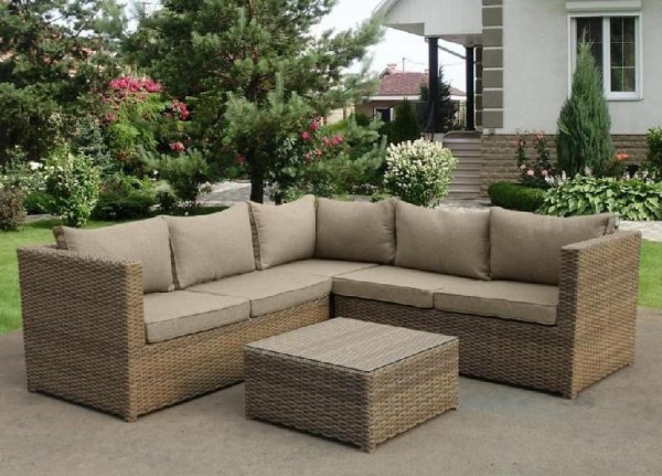 Комплект мебели AFINA плетеной из иск. ротанга YR825B Beige купить в Новой Ладоге