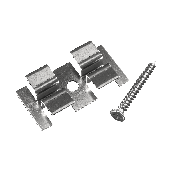 Клипса с саморезом, Grinder шовный монтаж 5 mm купить в Новой Ладоге
