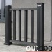 Ограждение из ДПК Outdoor Классик 3D STORM чёрный купить в Новой Ладоге