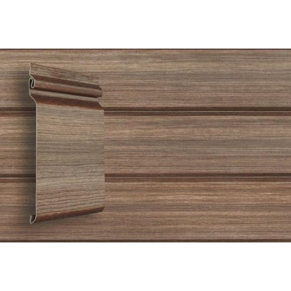 Виниловый сайдинг Grand Line Natural-Брус Tundra - Кедр купить в Новой Ладоге