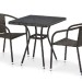 Комплект плетеной мебели AFINA из иск. ротанга T282BNT/Y137C-W53 Brown 2Pcs купить в Новой Ладоге