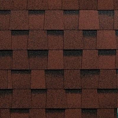 Двухслойная ламинированная черепица Shinglas, серия Фазенда – Красный купить в Новой Ладоге