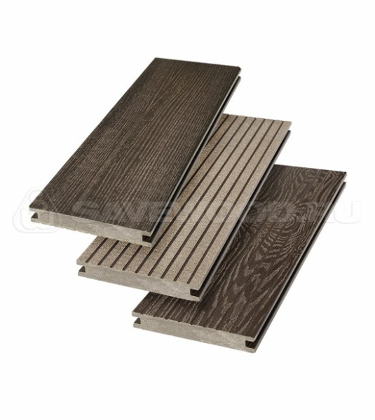 Террасная доска SW Fraxinus (R) полнотелая «SaveWood» Темно-коричневый купить в Новой Ладоге