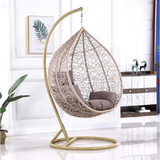 Кресло Подвесное из искусственного ротанга AFM-169A-XLB Beige купить в Новой Ладоге