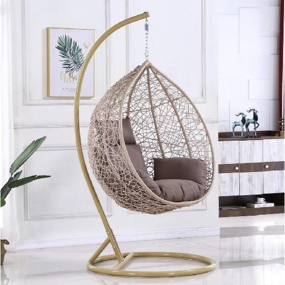 Кресло Подвесное из искусственного ротанга AFM-169A-LB Beige купить в Новой Ладоге
