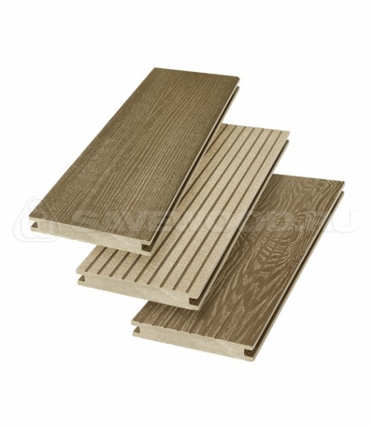 Террасная доска SW Fraxinus (R) полнотелая «SaveWood» Тик купить в Новой Ладоге