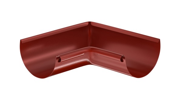 Водосток Aquasistem, система 150x100 - Угол желоба, внутренний 90° RR 29 Бургундский купить в Новой Ладоге