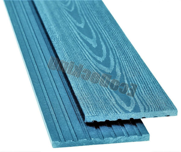 Заборная доска   из ДПК ECODECKING Лазурь купить в Новой Ладоге