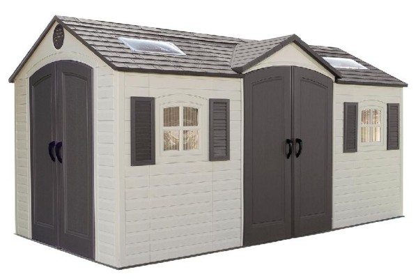 Сарай пластиковый LifeTime 15x8 DD купить в Новой Ладоге