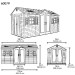 Сарай пластиковый LifeTime 15x8 DD купить в Новой Ладоге