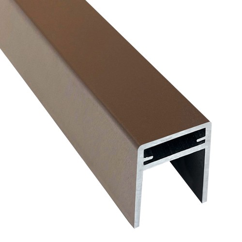 П-профиль Алюминиевый EasyDecking 35x25 Венге купить в Новой Ладоге