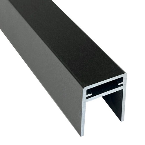 П-профиль Алюминиевый EasyDecking 35x25 Черное дерево купить в Новой Ладоге