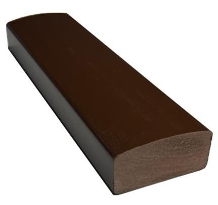 Лавочный брус Ecodecking Некст полнотелый глянцевый 70х35 шоколад купить в Новой Ладоге
