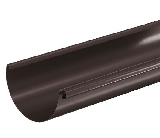 Водосток Aquasistem, система 125x90 - Водосточный желоб 3.00м RR 32 Тёмно Коричневый купить в Новой Ладоге
