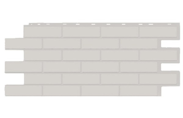 Фасадная панель T-Siding Кирпич Модерн Эко Уайт купить в Новой Ладоге