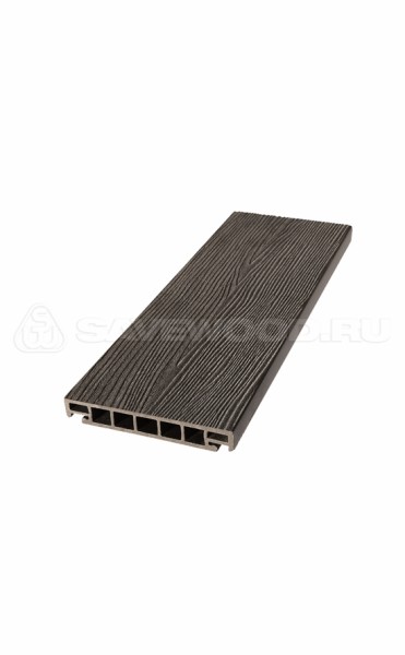Террасная доска из ДПК SW Salix (S) (R) темно-коричневый купить в Новой Ладоге