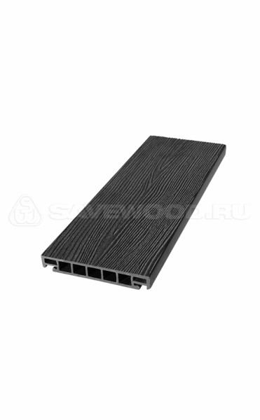 Террасная доска из ДПК SW Salix (S) (R) черный купить в Новой Ладоге